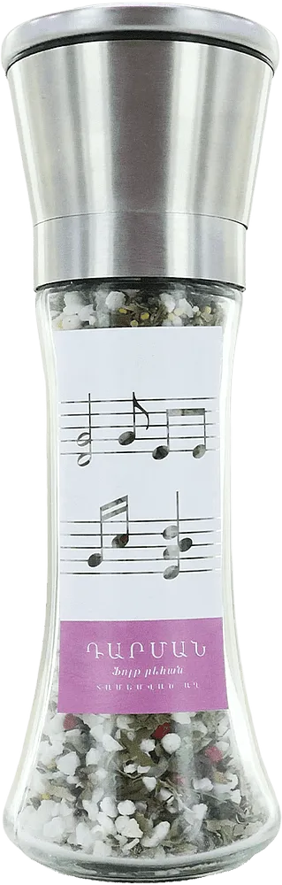Seasoned salt "Darman Folk Basil" 140g