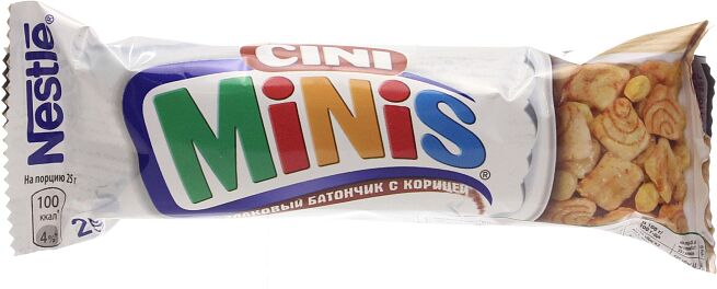 Հացահատիկային  սալիկ «Cini Minis» 25գ  