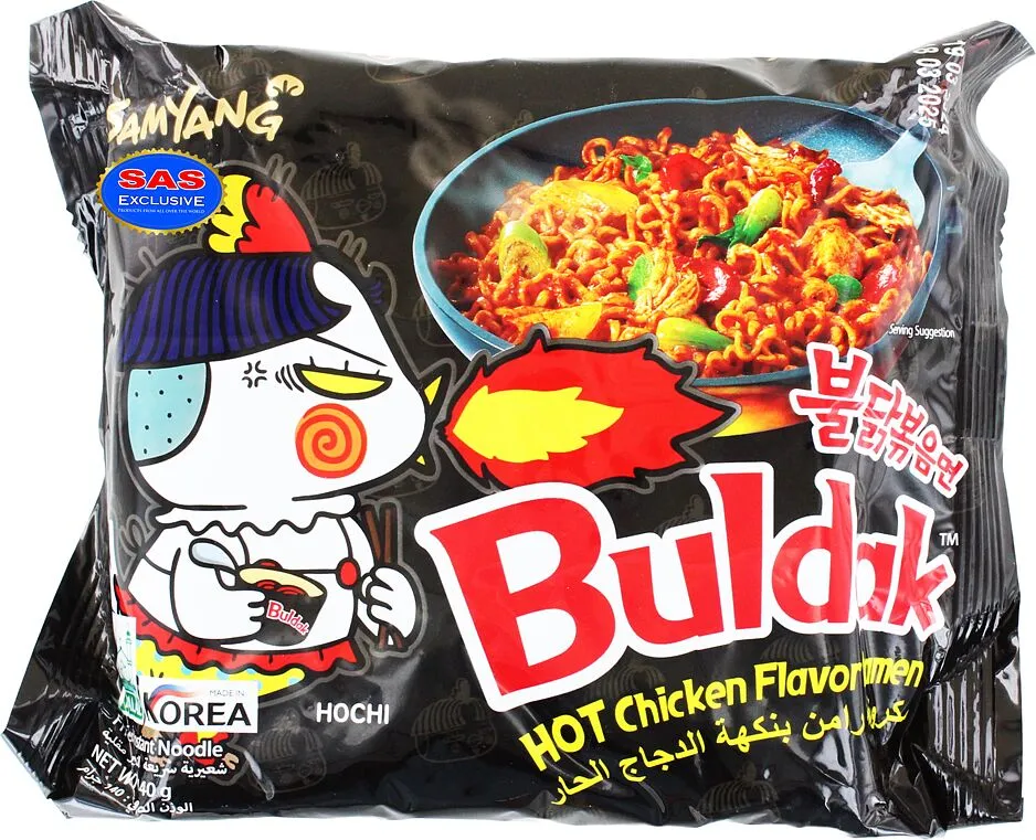 Spicy chicken noodles "Samyang" 70g 
