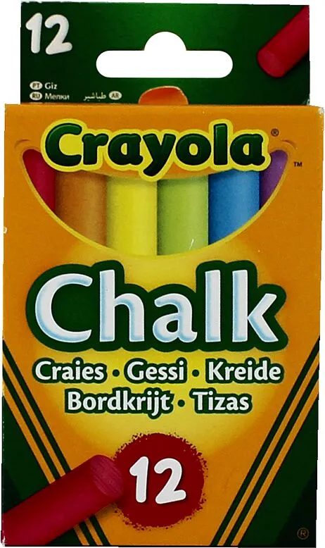Colored chalks "Crayola" 12 pcs