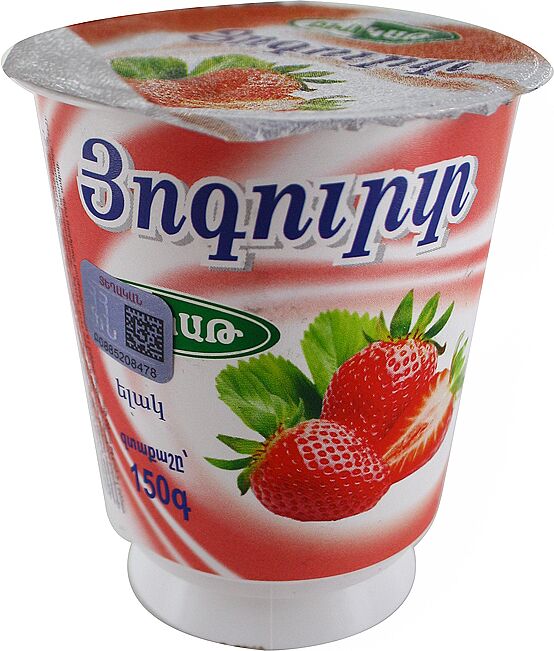 Йогурт клубничный 