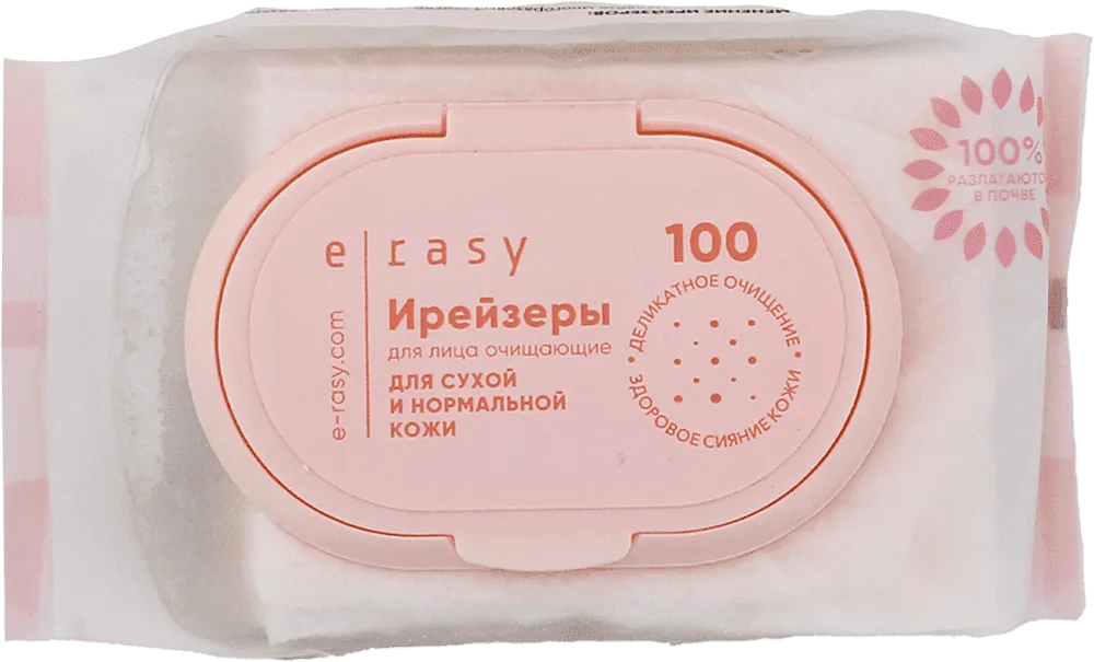 Face wet wipes "E Rasy" 100 pcs