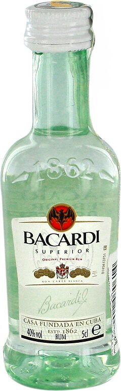Ром "Bacardi Superior" 0.05л   