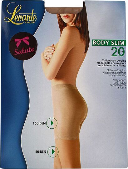 Զուգագուլպա  «Levante Body Slim 20Den N2» Մարմնագույն