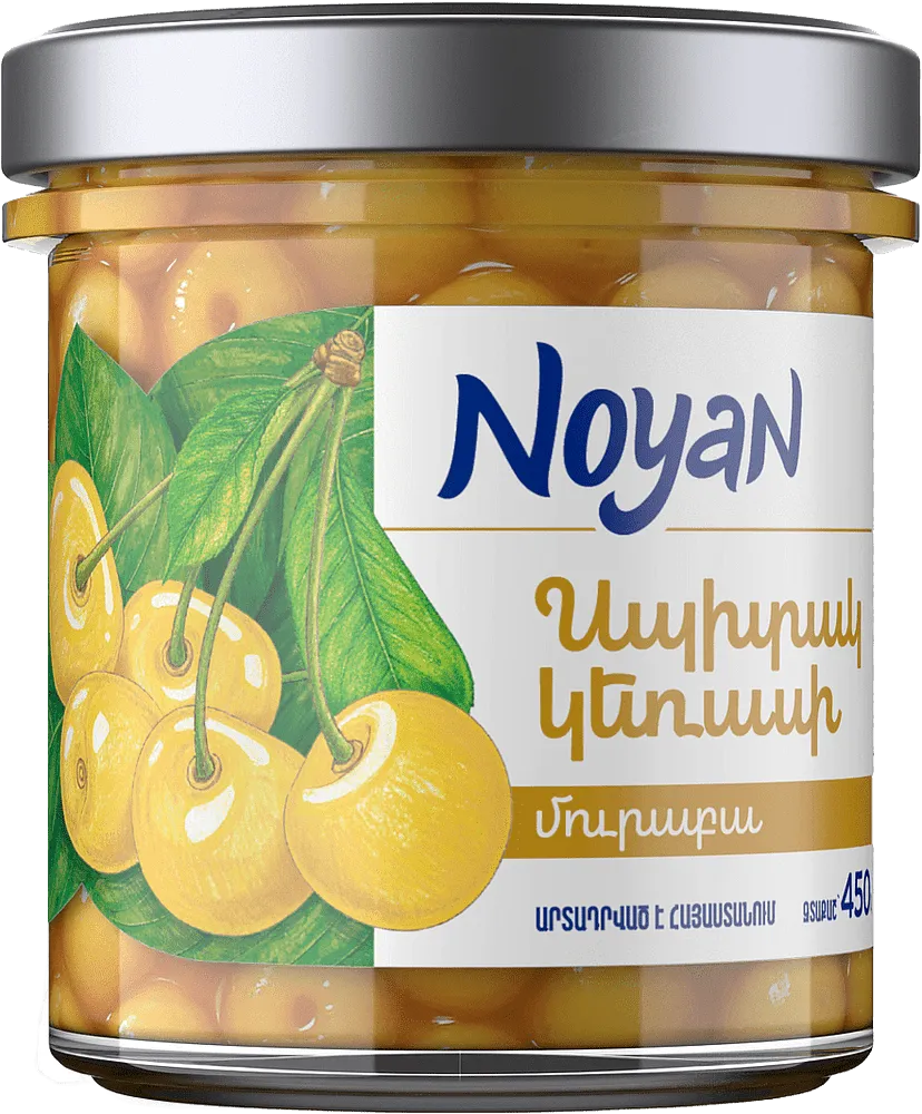 White cherry preserve "Noyan" 450g 