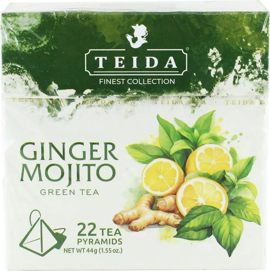Green tea "Teida Ginger Mojito" 22*2g
