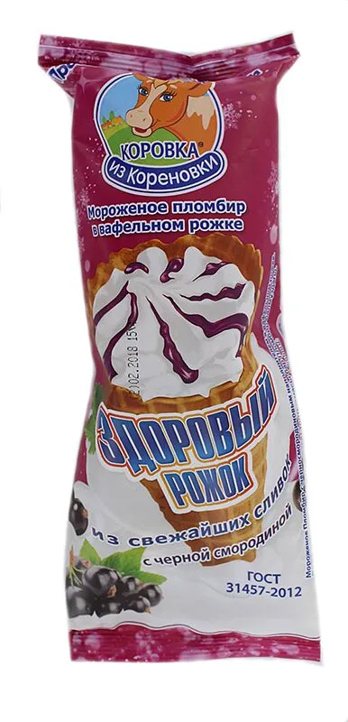 Ice-cream with currant "Iz Korenovki Zdoroviy rojok" 120g