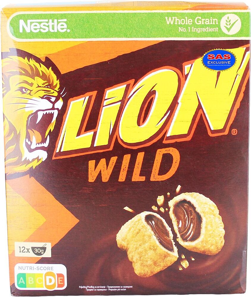 Պատրաստի նախաճաշ «Nestle Lion Wild» 360գ
