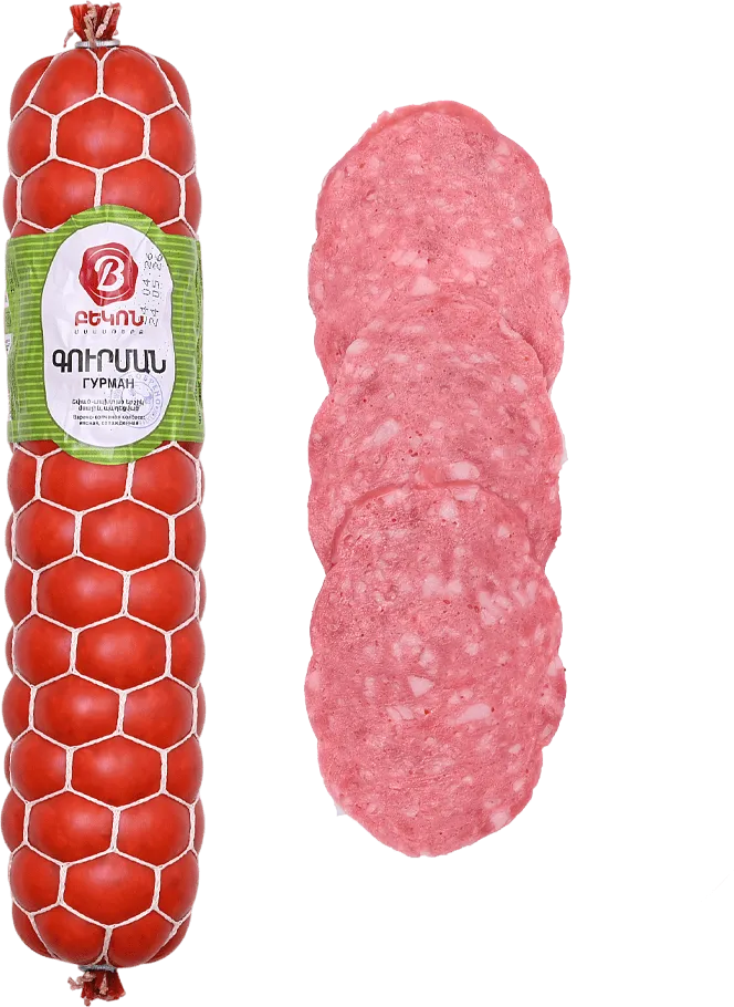 Boiled smoked sausage "Bacon Gurman" 