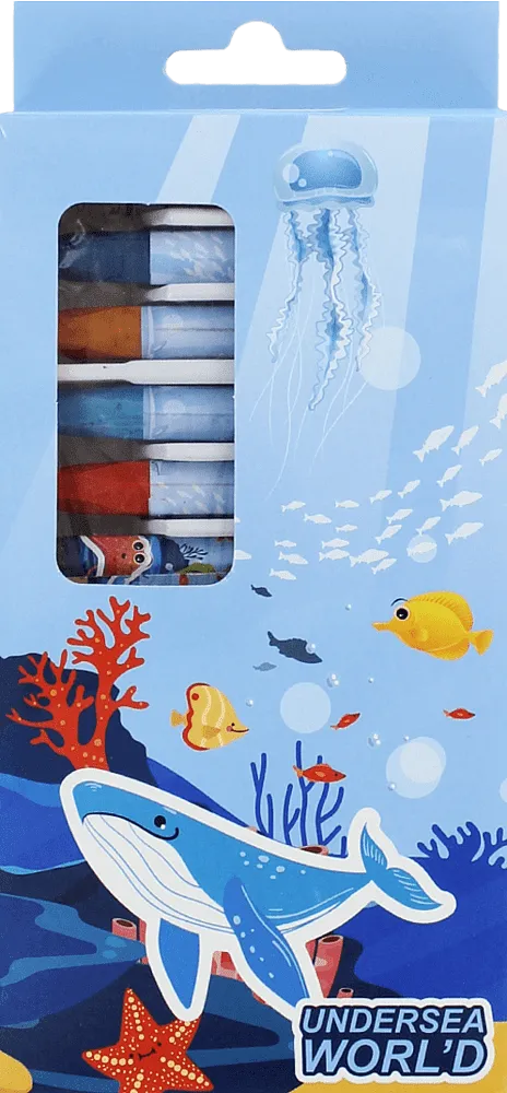 Colour oil pastels "Undersea World" 12 pcs

