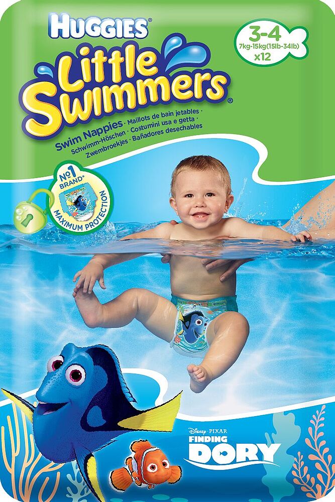 Վարտիք «Huggies Little Swimmers» #3-4