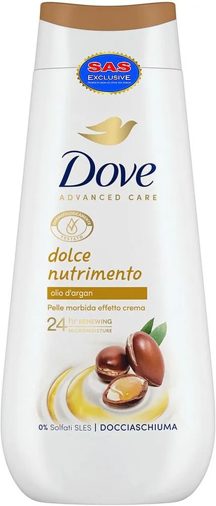 Bathing gel "Dove Dolce Nutrimento" 225ml
