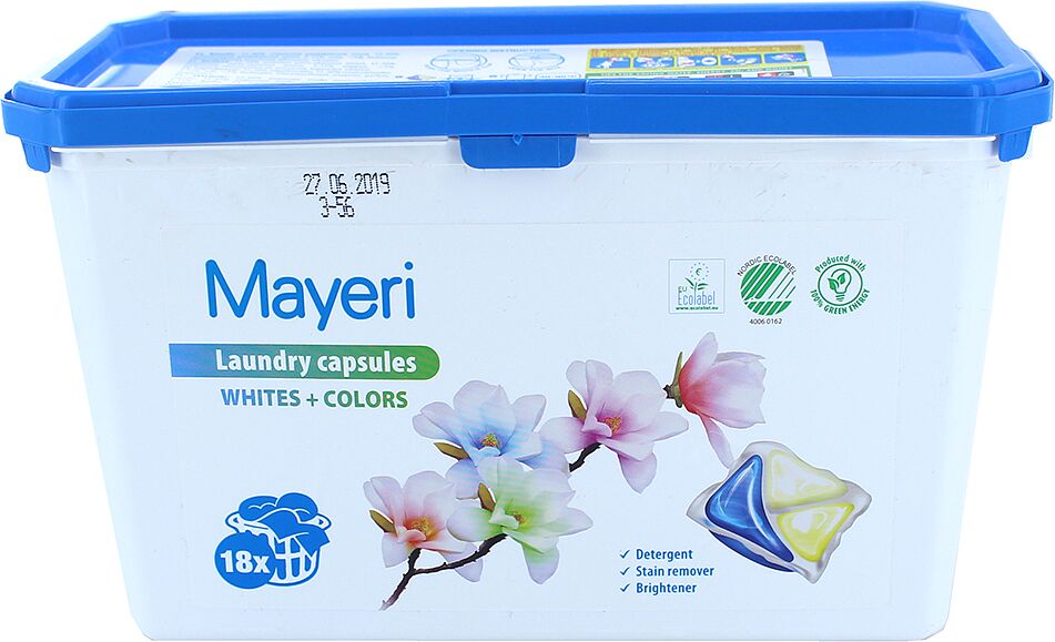 Washing capsules "Mayeri Sensitive" 18pcs Universal