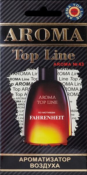 Ավտոմեքենայի բուրավետիչ «Aroma Top Line Fahrenheit N43»