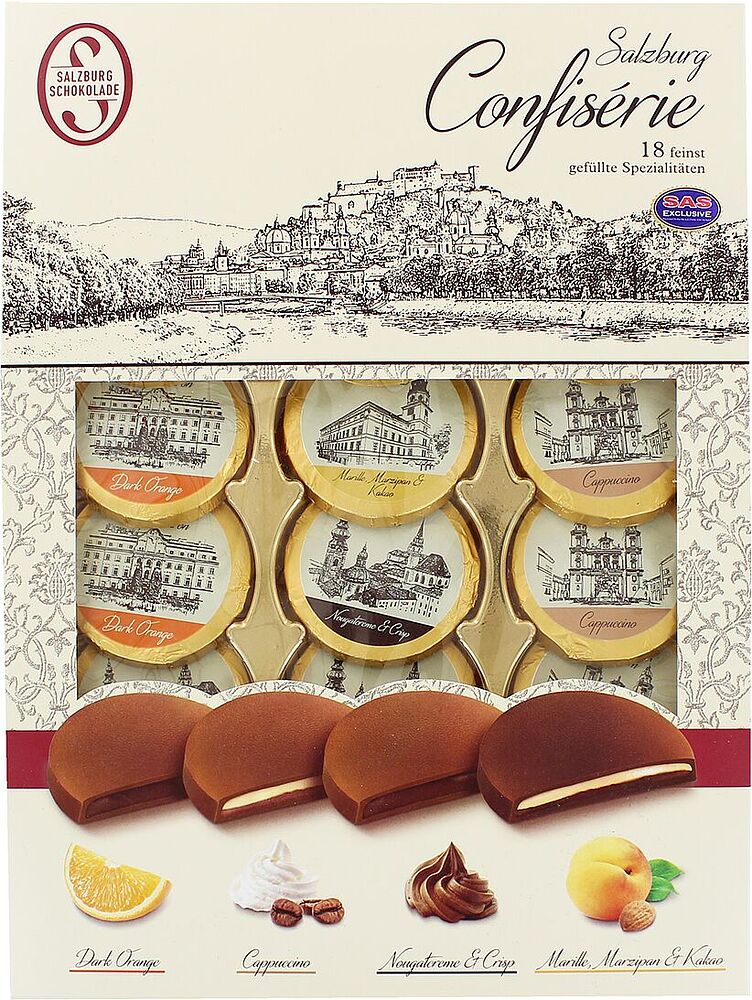 Շոկոլադե կոնֆետների հավաքածու «Salzburg Confiserie» 360գ