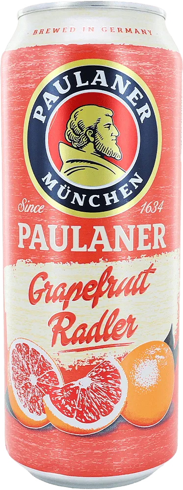 Grapefruit-flavored beer "Paulaner Radler Grapefruit" 500ml