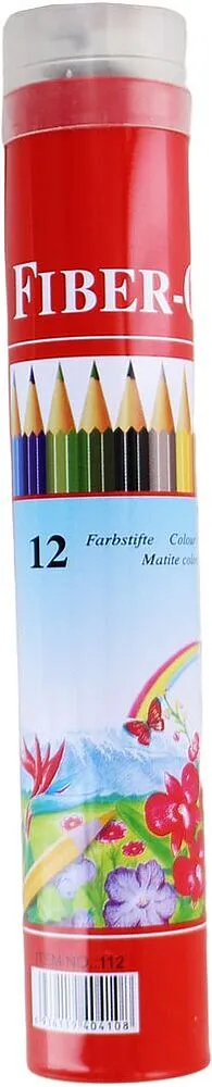 Colour pencils "Fiber-colour" 12 pcs
