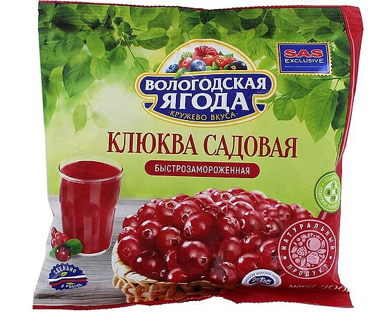 Լոռամիրգ սառեցված «Вологодская ягода» 300գ 