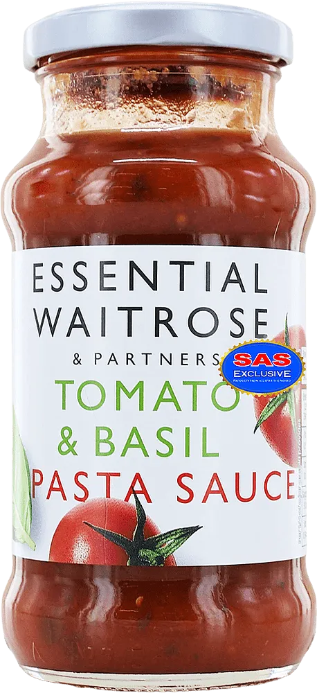 Սոուս լոլիկով և ռեհանով «Waitrose & Partners Essential Tomato & Basil» 340գ