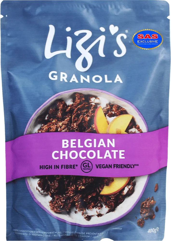Muesli "Lizi's Granola Belgian Chocolate" 400g
