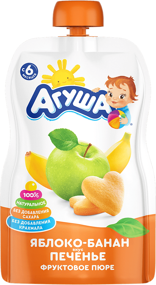 Fruit puree «Агуша» 90g