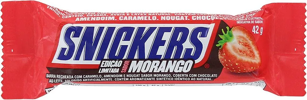 Chocolate stick "Snickers Morango" 42g
