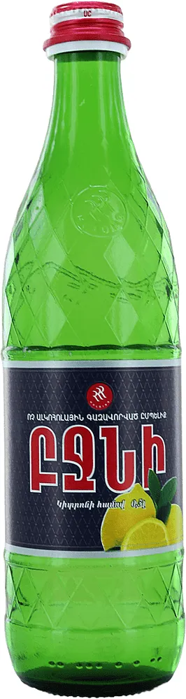 Вода минеральная лимонная "Бжни" 0.5л 
