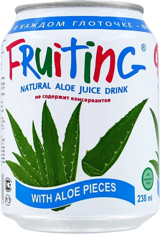 Aloe flavored juice "Fruiting" 238ml 