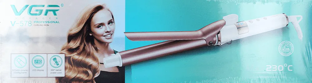 Hair curling iron "VGR Professional"
