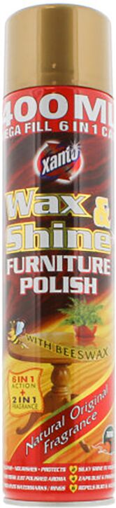 Полироль для мебели "Wax & Shine" 400мл 