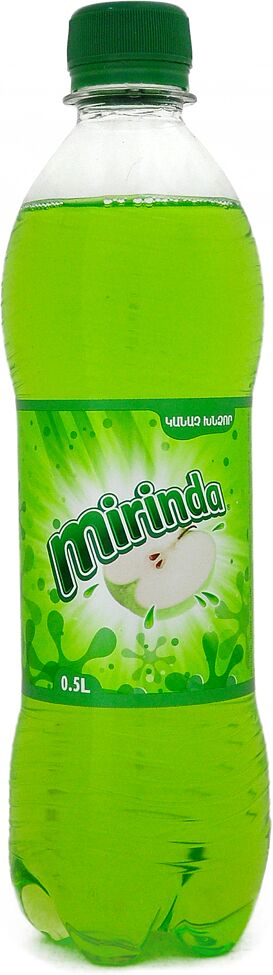 Զովացուցիչ գազավորված ըմպելիք կանաչ խնձորի «Mirinda» 0.5լ 