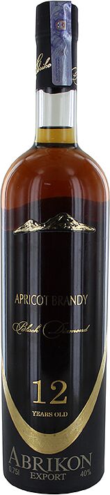 Apricot brandy "Abrikon Black Diamond" 0.75l