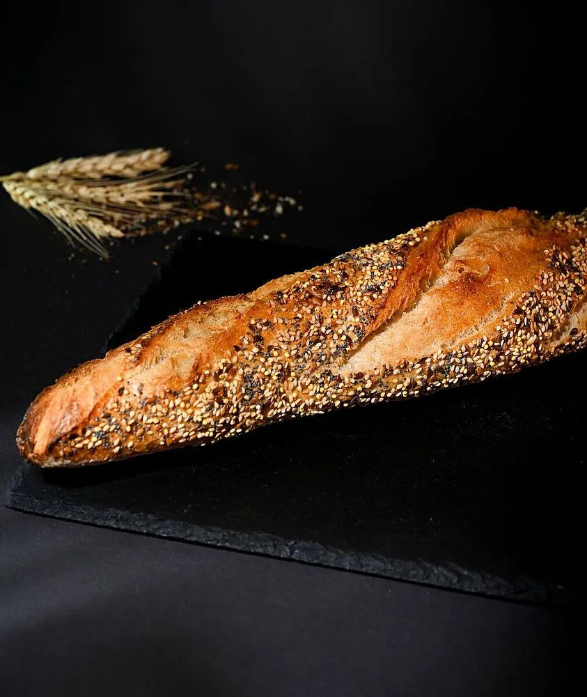 Bread baguette with seeds ""Sas Bakery French Traditional"
