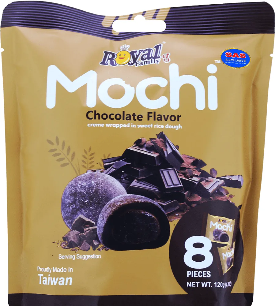 Pastry mochi with chocolate flavor "Royal Family" 120g
