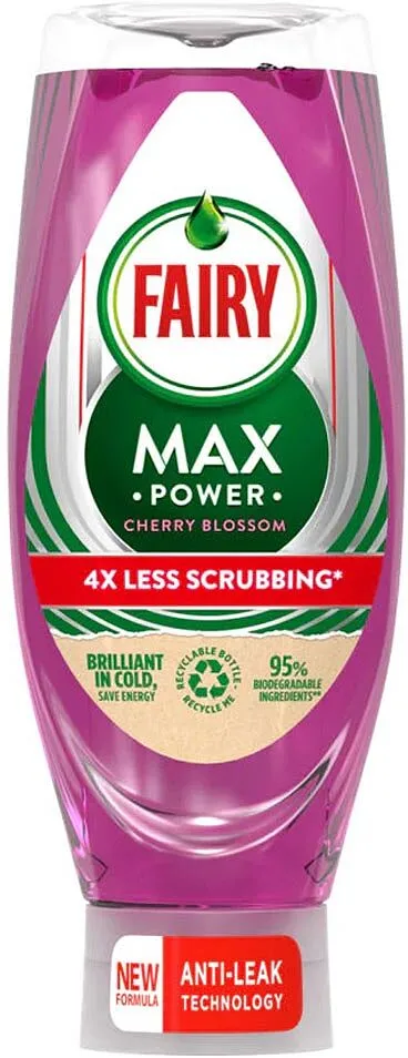 Dishwashing liquid "Fairy Max Power Cherry Blossom" 640ml
