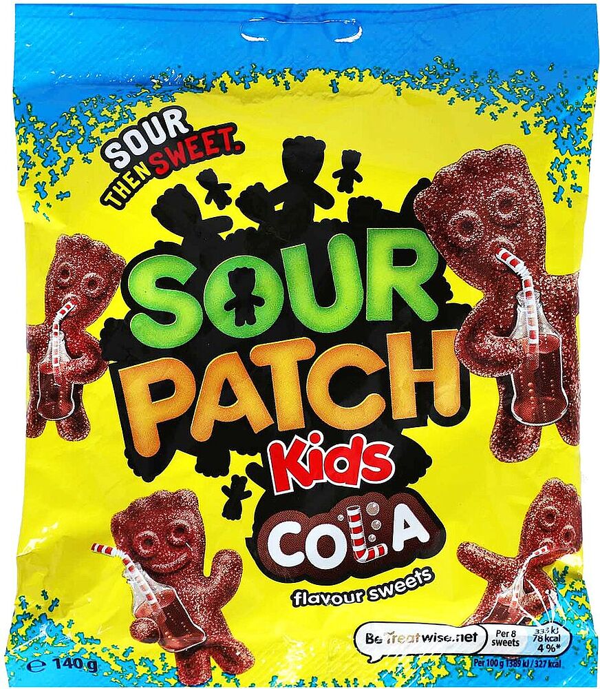 Դոնդողե կոնֆետներ «Sour Patch Kids Cola» 140գ