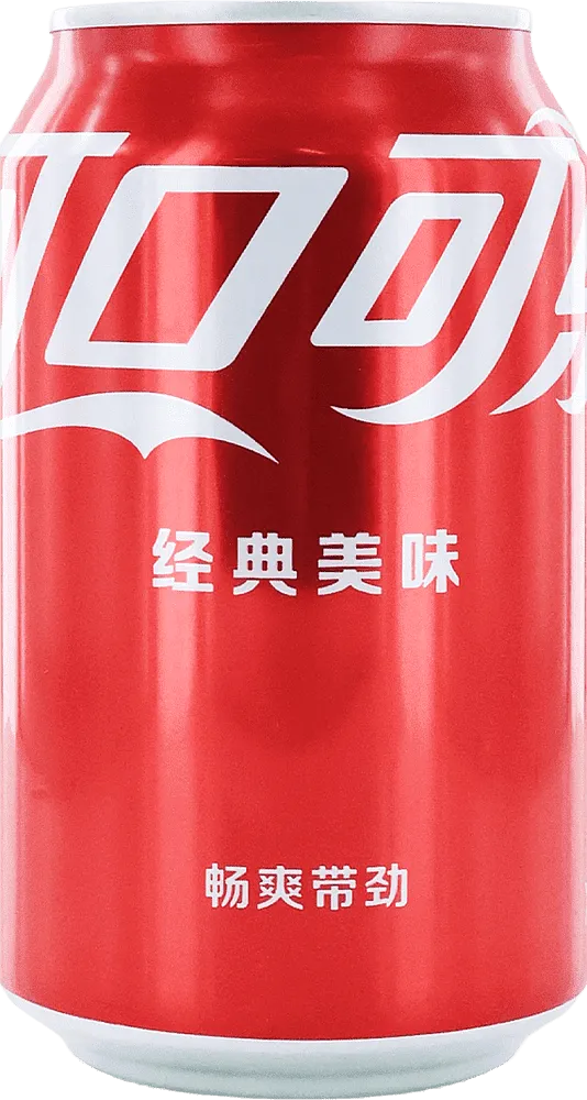 Refreshing carbonated drink "Cofco Coca-Cola" 330ml 

