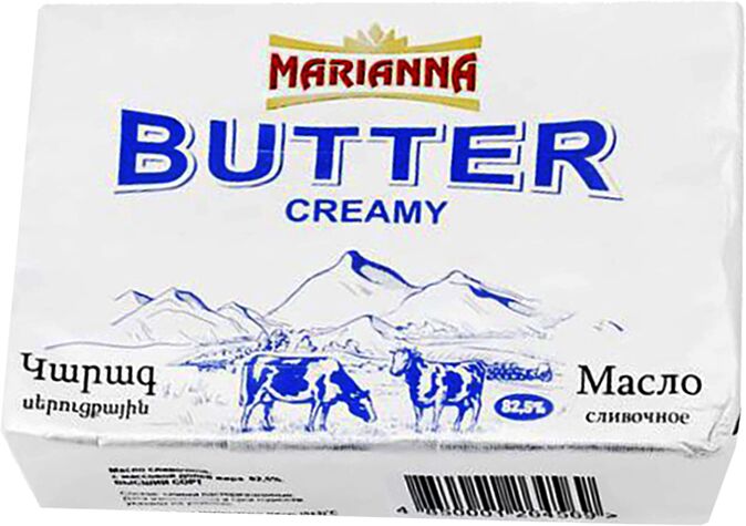 Butter "Marianna" 180g, richness: 82.5%