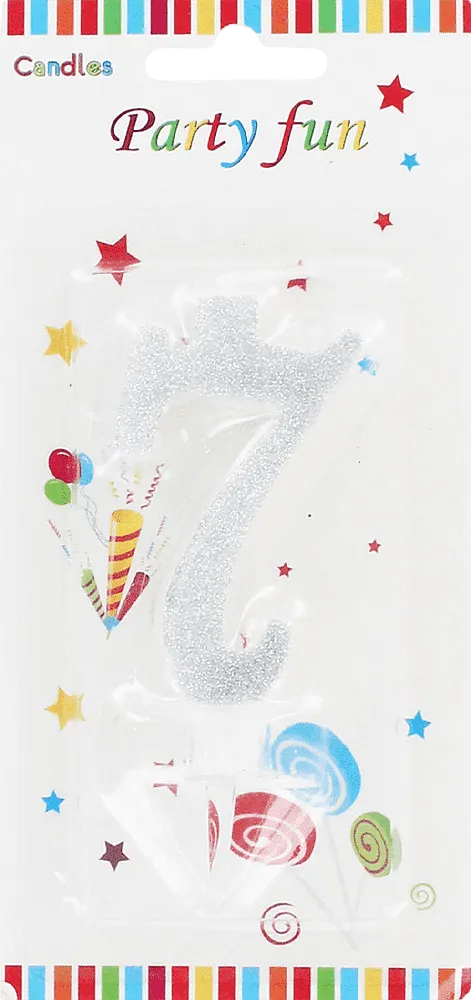 Birthday candle "Party Fun" N7