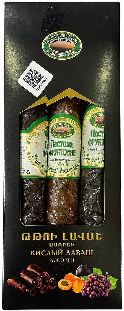 Assorted sour lavash "Sam's Sweet Line" 120g