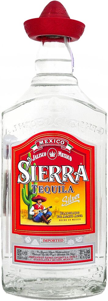 Tequila "Sierra Silver" 0,7l  
