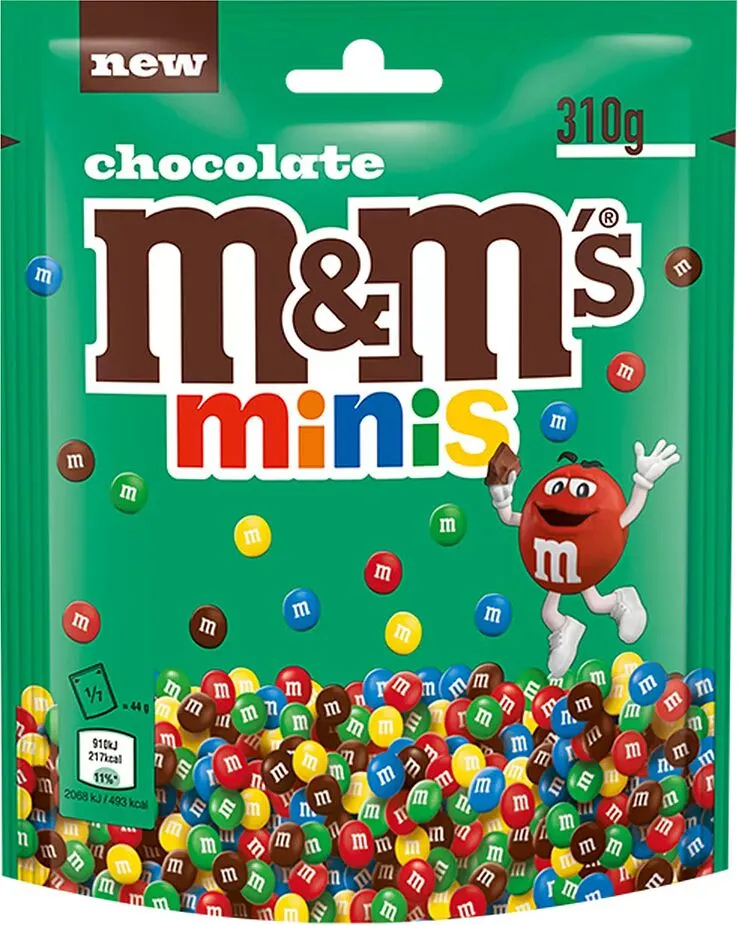 Chocolate dragee "M&M's Minis" 310g
