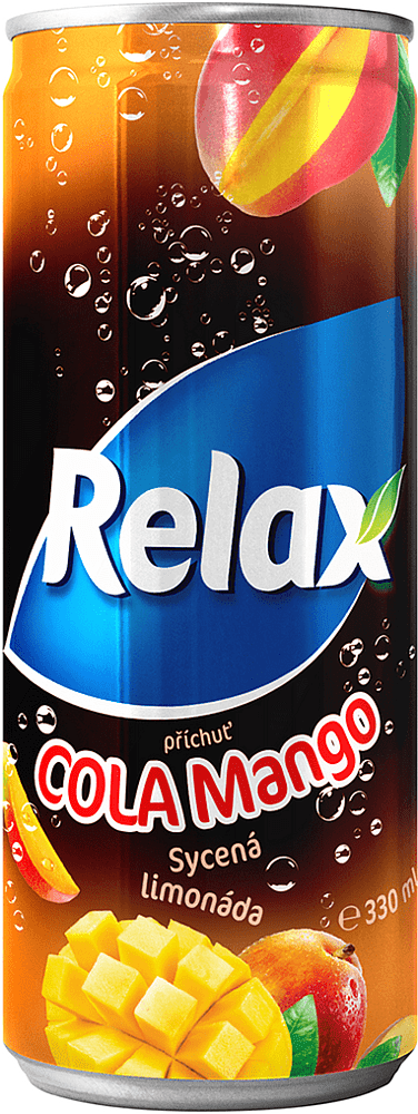 Լիմոնադ «Relax» 0.33լ Կոլա, Մանգո

