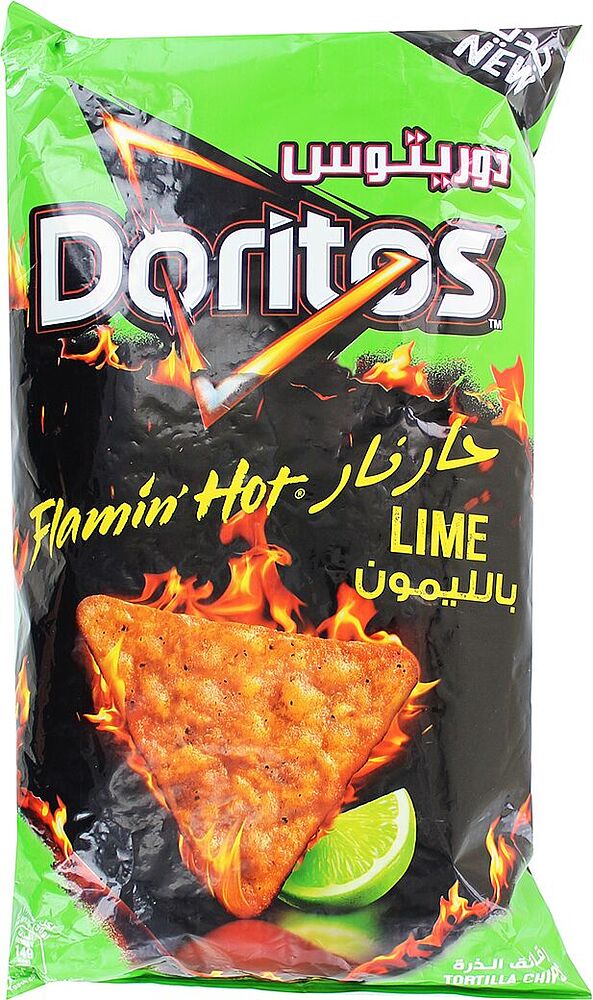 Չիպս «Doritos Flamin Hot» 175գ Լայմ կծու
