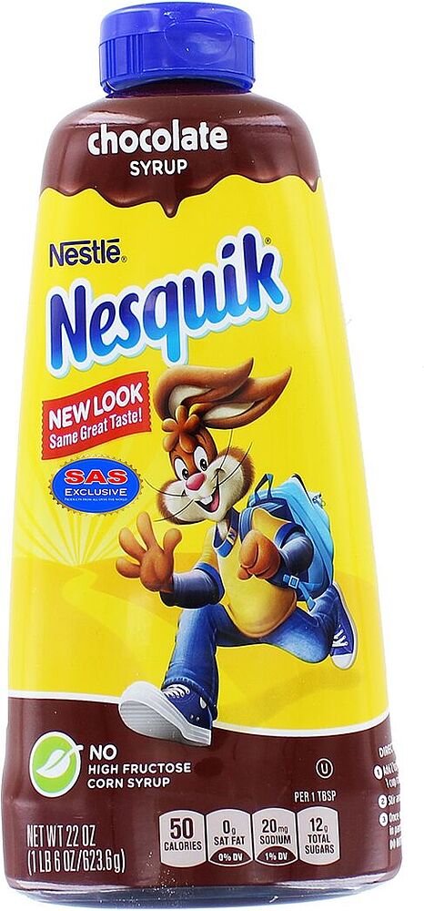 Syrup "Nestle Nesquik" 623.6g Chocolate 