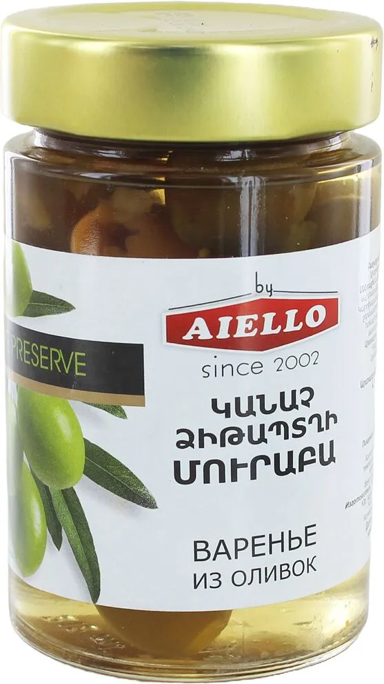 Preserve of green olive "Aiello" 250g
