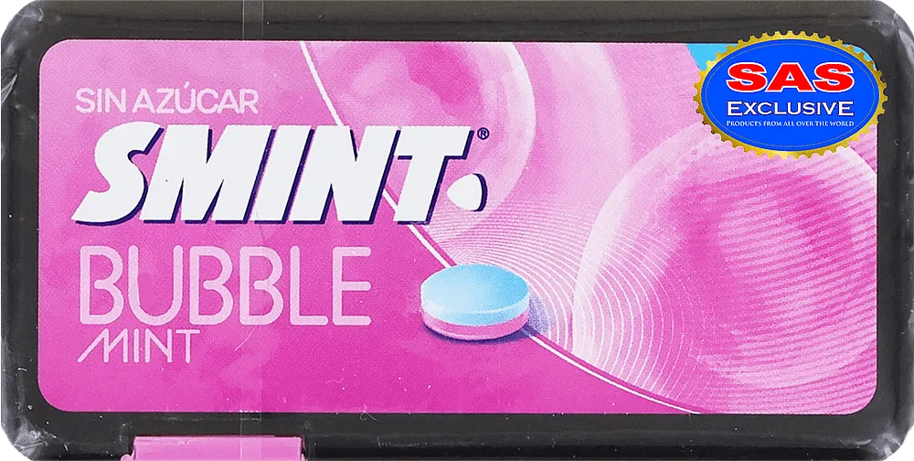 Սառնաշաքար բաբլի և անանուխի «Smint Bubble Mint» 21գ
