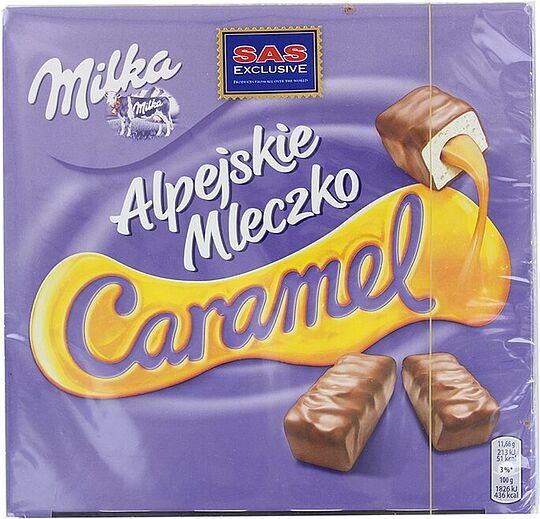 Շոկոլադե կոնֆետների հավաքածու «Milka Caramel» 350գ