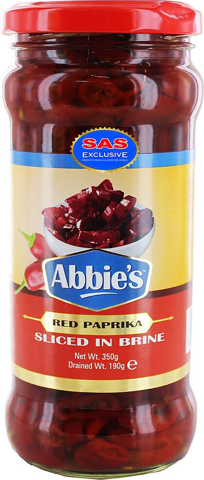 Red pepper "Abbies" 350g