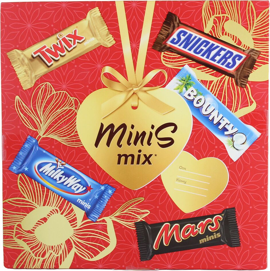 Chocolate candies collection "Minis Mix" 162g